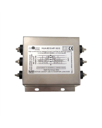 <center>歐規-(單π迴路)</center><br><center>(4P)</center><br><center>三相四線式電源濾波器</center>