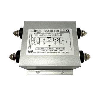 <center>歐規(單π迴路)</center><br><center>(D1)</center><br><center>單相電源濾波器</center>