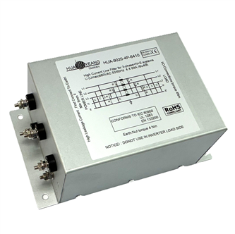<center>歐規-(單π迴路)</center><br><center>(4P)</center><br><center>三相四線式電源濾波器</center>